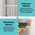 thumbnail image 6 of Toddleroo’s StepSafe Auto-Close Gate, White, 6 of 11