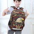 thumbnail image 6 of FORMRS School Backpack 17" Student Travel Bag with Laptop Compartment, Red Abstract Eagle, 6 of 7