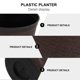 thumbnail image 5 of Plantador de madera sinté de faux de 1 por ciento plantador para el hogar simple Pot de jardín premium, 5 of 8