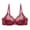 Women's Bras Red, variant on Womens Sports Bras, Women's Sexy Lace Bra Demi Sheer Mesh Balconette See Through Bralette Unlined Underwire Embroidered Full Coverage S-XL