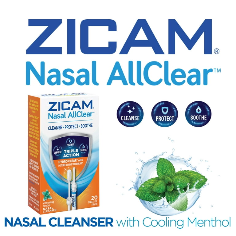 Zicam Nasal AllClear Limpiador nasal de triple acción