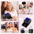 thumbnail image 6 of Valentine's Day Gifts, Preserved Rose as Thanksgiving Gift for Women, Jewelry Gift Box Ring Earrings Necklace Storage Boxes, Eternal Rose as I Love You New Year's Day Gifts for Her(Without Necklace), 6 of 8