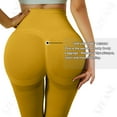 thumbnail image 5 of Seamless Leggings for Women Butt Lifting High Waist Yoga Pants Scrunch Booty Leggings Workout Tights, 5 of 13