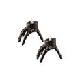thumbnail image 2 of Dongrere 2 Pcs Halloween Decorations - Skeleton Hand Flameless Lights, Plastic LED Candle Lamps for Table Mantel Party Decor, 2 of 7