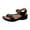 Black, variant on Orthopedic Wedge Sandals for Women Dressy Summer Comfortable Walking Wide Width Sandals Arch Support Ankle Strap Sport Open Toe Platform Footwear White 9.5