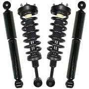 4PC Front Complete Strut & Coil Spring Assemblies   Rear Shock Absorbers for 2004 2005 2006 2007 2008 Ford F-150 4WD/ for 2006-2008 Lincoln Mark LT 4WD
