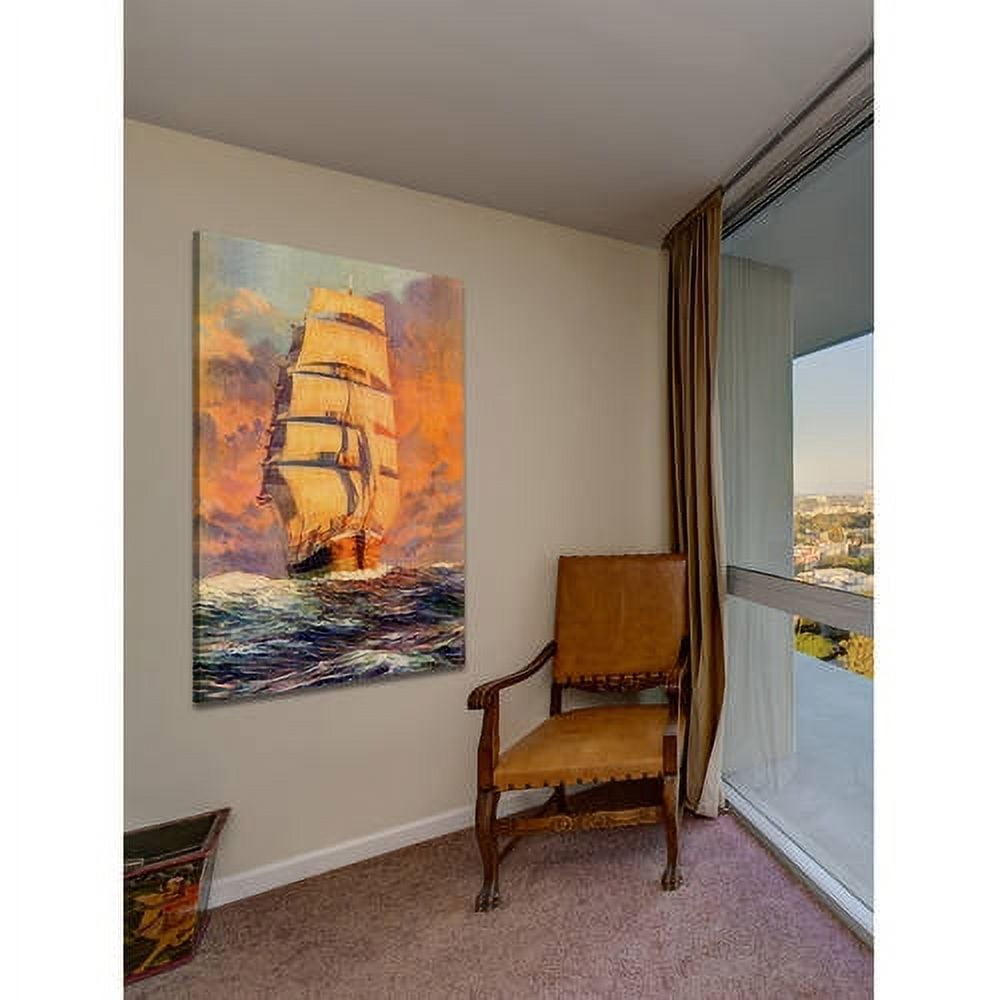 "Smooth Sailing" Painting Print on Wrapped Canvas