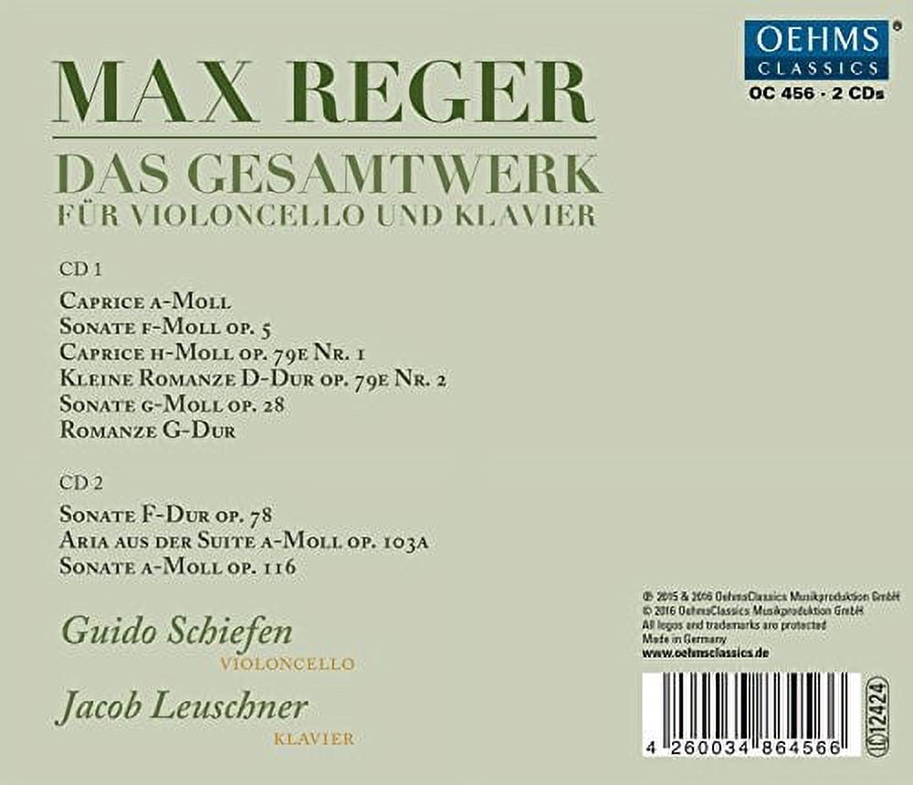 Reger / Schiefen / Leuschner - Max Reger: Das Gesamtwerk - Music & Performance - CD