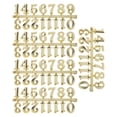 thumbnail image 4 of GOOHOCHY Kit de 5 piezas de números de reloj, números digitales, números romanos y números arábigos para reemplazo y reparación de reloj dorado., 4 of 7