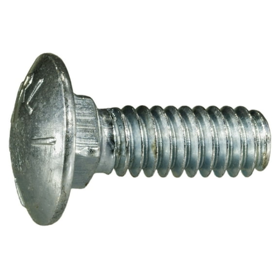 1/4"-20 x 3/4" Zinc Grade 5 Carriage Bolts CBS5-100 (12 pcs.)