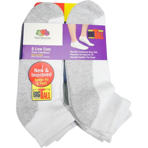 fruit of the loom work gear socks big and tall