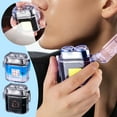 thumbnail image 1 of Meitianfacai Mini Rasoir, Rasoirs Électriques Multifonctionnels Portables pour Hommes, Rasoir de Voyage Sans Fil Rechargeable avec Éclairage Montre à Quartz, Cadeau pour la Fête des Pères, 1 of 7