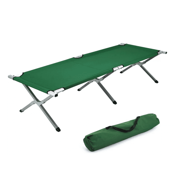 Catre Plegable Para Acampar Cama Portátil Campismo 190x64x42 Verde