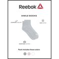 thumbnail image 4 of Reebok Women’s Multi Sport Ankle Socks, 10 Pack, Size 4-10, 4 of 5