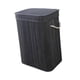 thumbnail image 5 of Cesta de bambú para la ropa sucia con tapa, cesta de almacenamiento para dormitorio , sala de estar Gris oscuro, 5 of 9