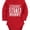 Red, variant on Straight Outta Mommy Infant Funny Cute Unisex Baby Long Sleeve Bodysuit Newborn Red