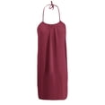 thumbnail image 4 of Neewe Robe Maxi pour Femmes Robes Amples Été Décontracté Uni Col Licou Sans Manches Dos Nu Robe d'Été Robe de Maison, 4 of 6