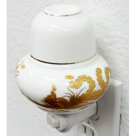 

Dragon Phoenix Porcelain Night Light Lamp Candle Aromatherapy Oil Warmer Burner COD01