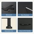 thumbnail image 4 of Nightstand, Bedside Table with 4 Drawers – Modern Minimalist Bedroom End Table, Small Storage Cabinet for Living Room, Compact Night Stand, Black, 37.4 Inches, 4 of 5