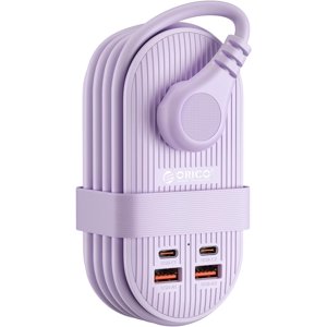 22.5W Travel Power Strip 7 in 1 Charging Station(3AC 4 USB Ports)