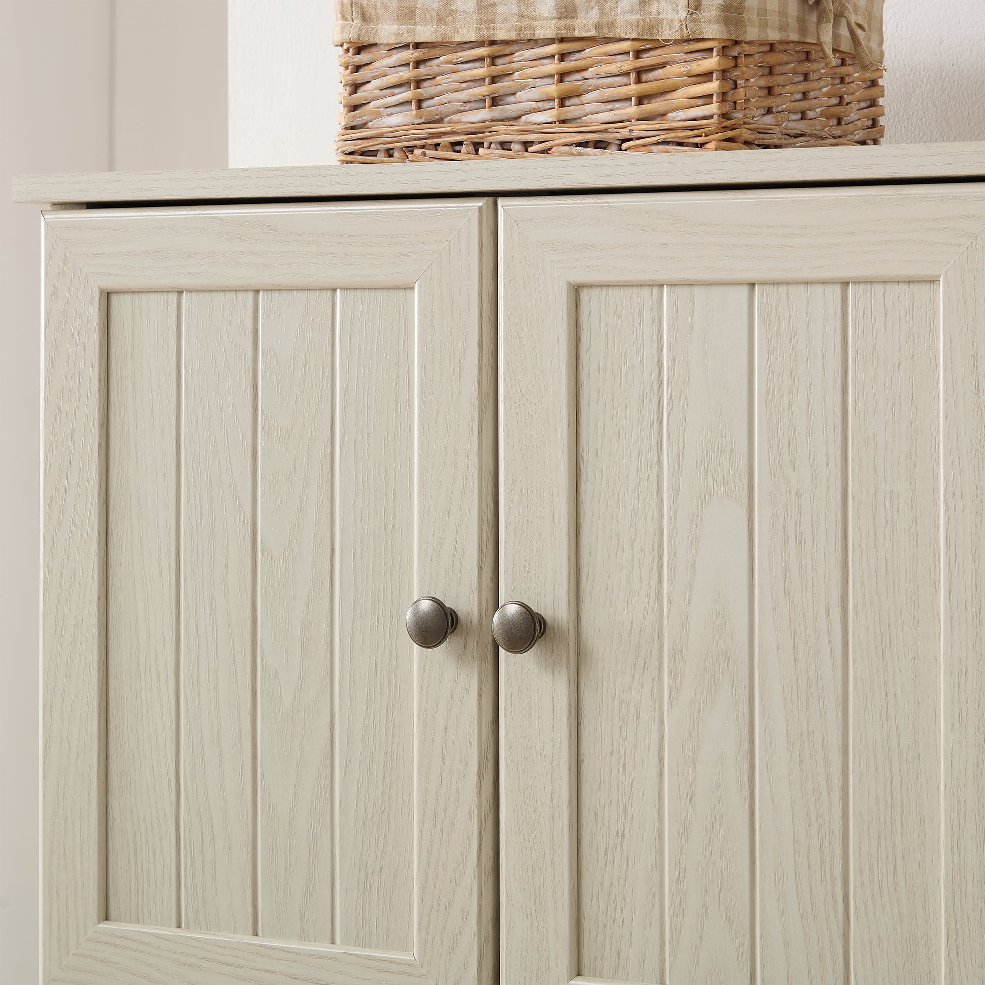 MDQMD White 72.4'' Tall Storage Cabinet with Doors and Shelves,Modern 4 Tier Wooden Bathroom Cabinet,Kitchen Pantry Storage Cabinet for Hallway,Office
