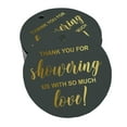 thumbnail image 1 of Inkdotpot Pack Of 50 Real Gold Foil Paper Tags Thank You Baby/ Bridal Shower Favor Hang Tags, 1 of 7