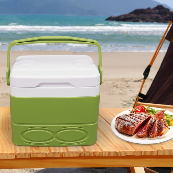 Camping Cooler, Portable Small Insulated Cooler, Insulated Cooler with Handle 8.5L/2.25Gal