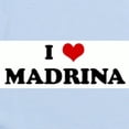 thumbnail image 2 of CafePress - I Love MADRINA Infant Bodysuit - Baby Light Bodysuit, Size Newborn - 24 Months, 2 of 4