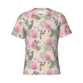 thumbnail image 4 of Vsdgher Tropical Pitaya Print Men's Dry Fit Mesh Athletic Shirts Moisture Wicking Tennis T-Shirt Tops, 4 of 9