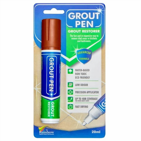 Grout Pen Tile Paint Marker Terracotta : Waterproof Tile Colorant Pen - Wide Tip