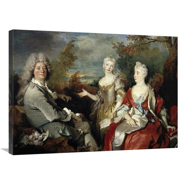 36 Po. Impression d'Art Portrait de Famille - Nicolas de Largillière