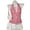 Red, variant on Women's Polka Dots Tie Backless Halter Top V Neck Ruffle Hem Peplum Tank Tops, Summer Party Top(Red,S)