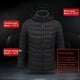 thumbnail image 3 of Chaqueta Térmica, Chaqueta Térmica Con Cremallera Impermeable 3 Engranajes Para Invierno, 3 of 8
