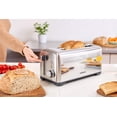 thumbnail image 2 of 4 Slice Toaster, Extra-Long Slots for Artisan Bread, Quick Glance Function, 9 Shade Settings, Ba l/Defrost/Cancel Functions, Removable Crumb Tray, Cool-Touch Stainless Steel Body, 2 of 5