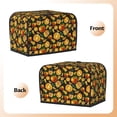 thumbnail image 3 of Zufioo Tangerine Universal Two Slice Toaster Cover,Quilted Toaster Appliance Dust-proof Cover For Kitchen Small Appliance(Cover only), 3 of 7