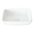 thumbnail image 4 of Stylish Vessel 19"W x 13 ⅜"D White Porcelain Rectangular Bathroom Sink P-220, 4 of 11