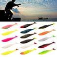 thumbnail image 2 of KUFptva 5Pcs 10cm Swim Baits for Saltwater Soft Fishing Lures Paddle Tail Swimbaits Artificial Baits Fishing Lure, 2 of 7