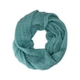 thumbnail image 2 of Mint Green Lacey Knit Infinity Scarf, 2 of 3