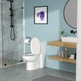 thumbnail image 2 of Ceramic One Piece Toilet,Single Flush with Soft Clsoing Seat, 2 of 8