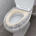 thumbnail image 4 of Toilet Cover,Toilet Seat Cushion Household Thickened Waterproofing Paste Toilet Seat Gasket Set Of Seat Cushion, 4 of 6