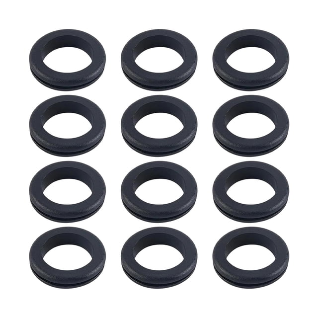 Dickly 12 Pieces Rubber Grommets Accessories Professional Replacement Hole Grommets Inner Dia 1 inch