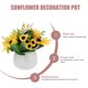 thumbnail image 5 of unbranded Planta Artificial Con Girasol Amarillo En Maceta Para Interior, 5 of 6