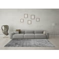 thumbnail image 3 of Ahgly Company Indoor Square Oriental Gray Industrial Area Rugs, 6' Square, 3 of 4