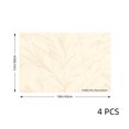 thumbnail image 4 of Joocar Leaf Pattern Beige Placemats Set Of 4 For Home Kitchen Table Decor 12x18 inch, 4 of 5