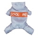 thumbnail image 1 of Methold Mono para perros, ropa para perros, ropa para cachorros, abrigo, chaqueta con arnés, resistencia al desgaste, impermeable, calentador artesanal Ropa para mascotas Azul-gris/L Methold PT004239-03, 1 of 6