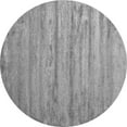 thumbnail image 1 of Ahgly Company Indoor Round Abstract Gray Contemporary Area Rugs, 7' Round, 1 of 1