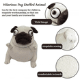thumbnail image 5 of BREIS Hilarious Pug Stuffed Animal, Cute Plush Stuffed Animal Dog, Puppy Toy for Christmas Children's Day Boys Girls Babys Birthday Gifts Aged 3+, 5 of 5