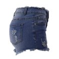 thumbnail image 6 of Women's Summer Ripped Jean Shorts Stretch Skinny Denim Shorts Beach Casual Women Shorts, 6 of 7