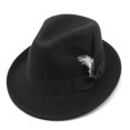 thumbnail image 3 of kurtrusly Classic Mens Top Hat With Exquisite Handmade Details Providing Safe Soft Woolen Hat Coffee, 3 of 6
