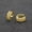 Gold - 1 pair, variant on Hollowed Band Ear Cuff 925 Sterling Silver CZ Non-Piercing Earring A4474-Silver - 1 piece